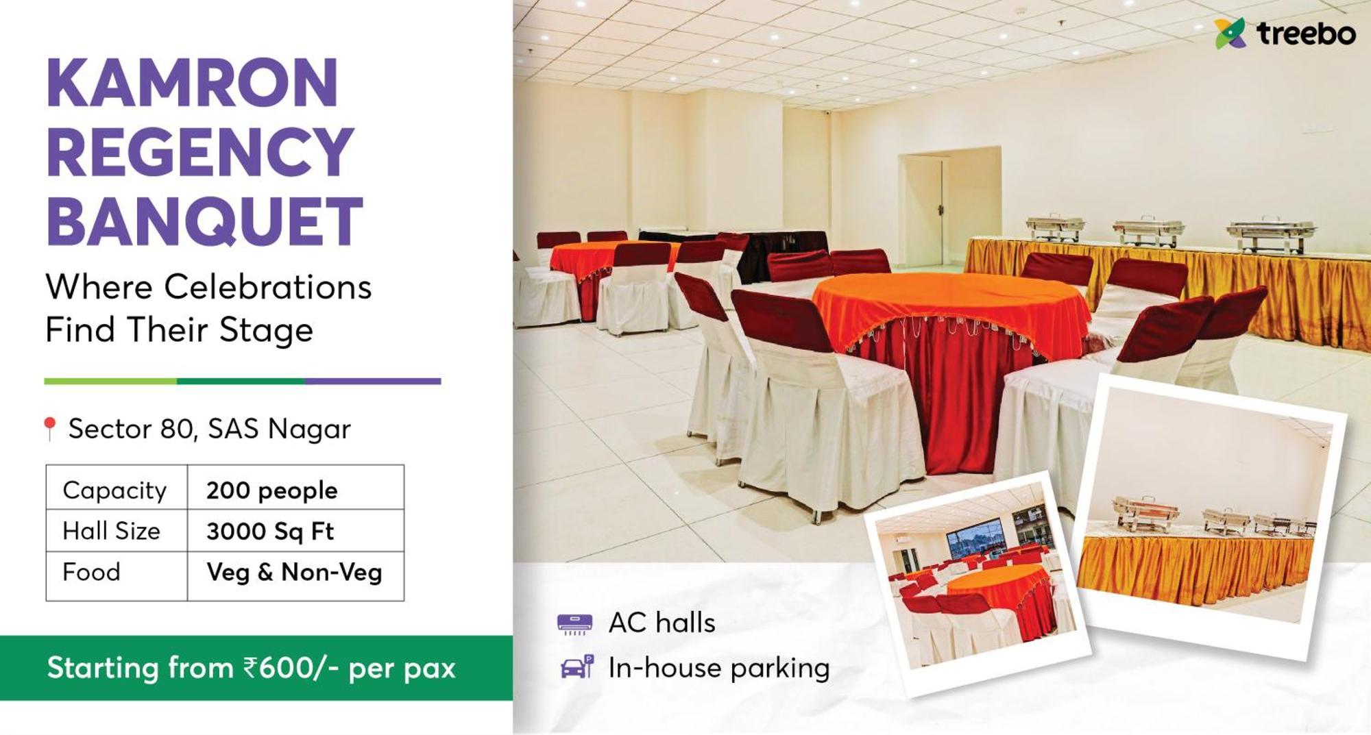 Treebo Kamron Regency Sector 80 Hotell Mohali Eksteriør bilde