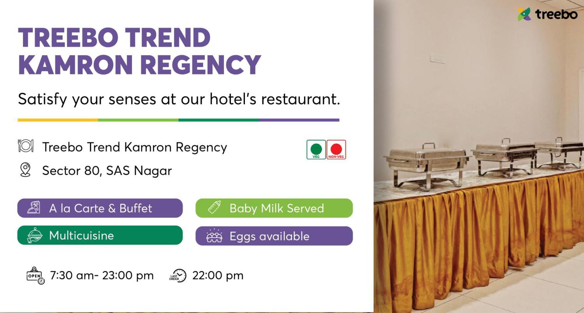 Treebo Kamron Regency Sector 80 Hotell Mohali Eksteriør bilde